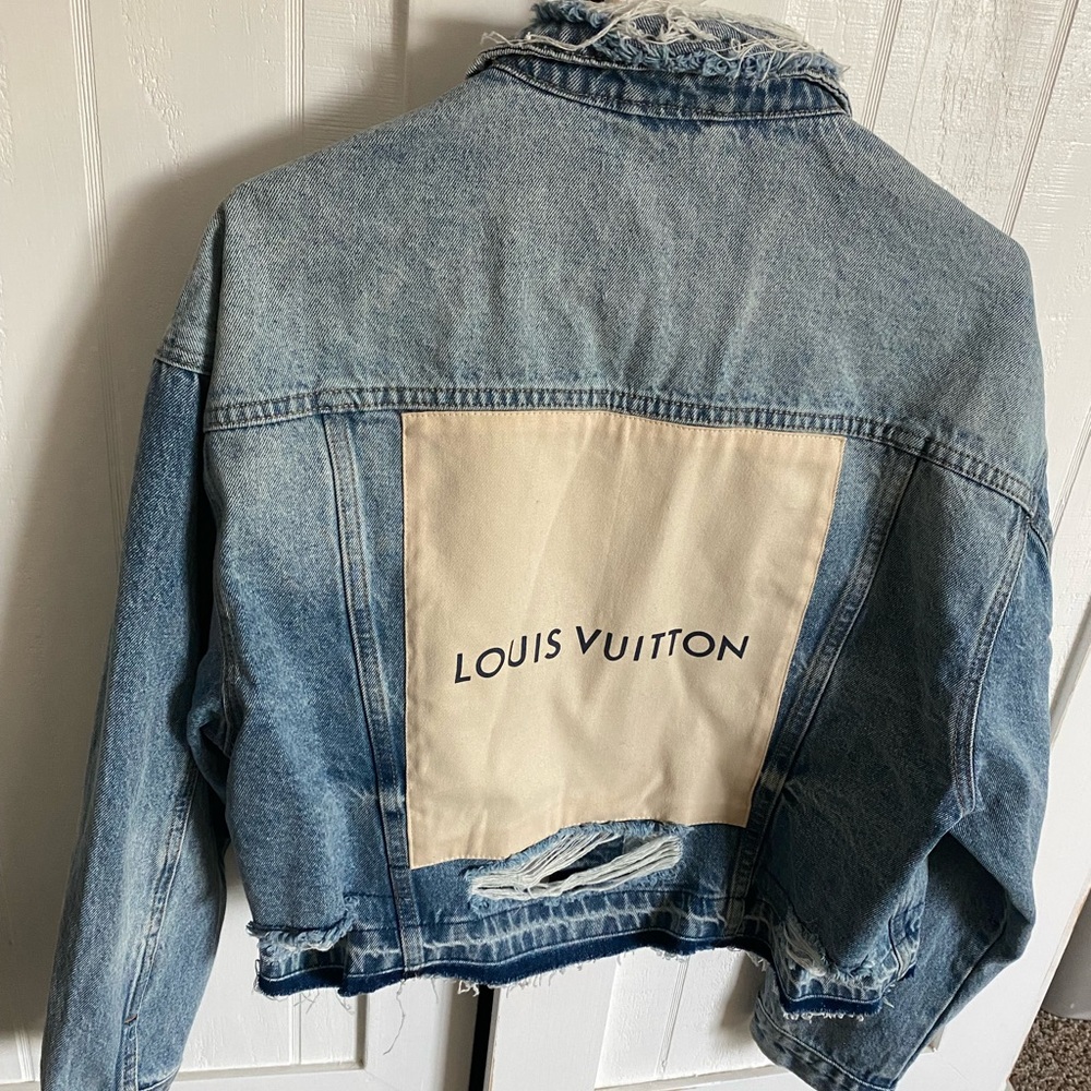 Louis Vuitton patch Jean jacket